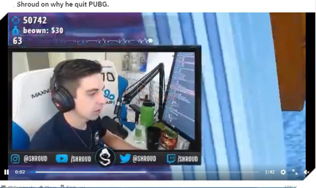 Cho rằng game đã trở nên nhàm chán, Shroud quyết định ngừng stream PUBG và đây là phản ứng của cộng đồng - Ảnh 1. Cho rằng game đã trở nên nhàm chán, Shroud quyết định ngừng stream PUBG và đây là phản ứng của cộng đồng - Ảnh 1.