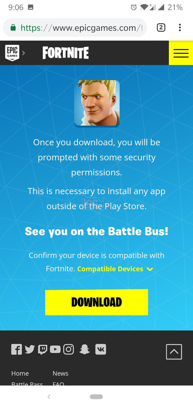 Fortnite Mobile Android: Huong dan tai va cai dat game chi tiet nhat 3 Fortnite Mobile Android: Hướng dẫn tải và cài đặt game chi tiết nhất 3