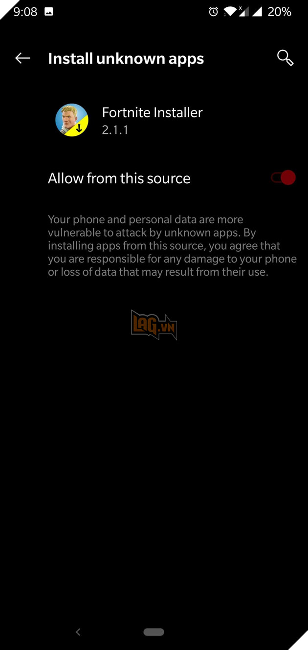 Fortnite Mobile Android: Huong dan tai va cai dat game chi tiet nhat 9 Fortnite Mobile Android: Hướng dẫn tải và cài đặt game chi tiết nhất 9