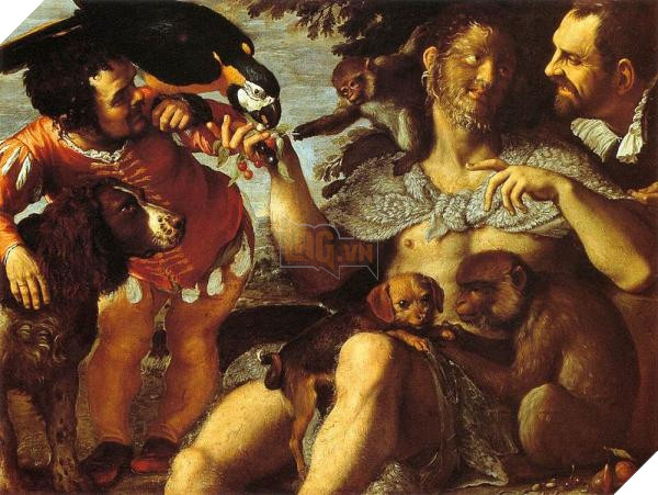 799px agostino carracci hairy harry mad peter and tiny amon wga4398