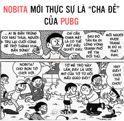 Có thể bạn không tin, nhưng Nobita mới thực sự là cha đẻ của PUBG? - Ảnh 1.