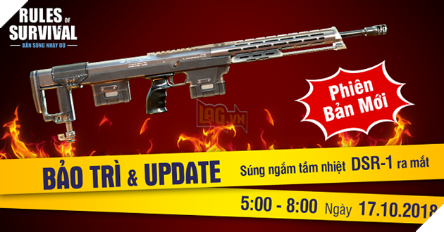 ROS Mobile: Big update ra mắt vũ khí mới DSR-1