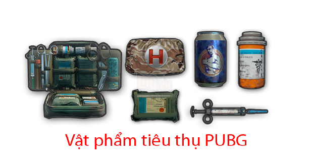 PUBG: Tất tần tật về vật phẩm hồi phục trong game