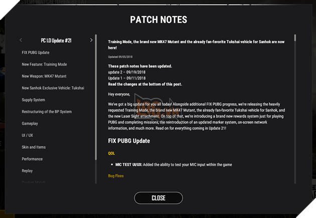 PUBG: Chi tiết bản cập nhật #23 với vũ khí mới Skorpion 3