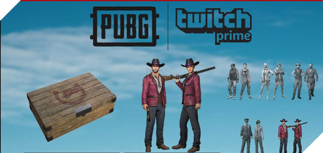 PUBG Hướng dẫn nhận set Gunslinger crate trên Twitch Prime hoàn toàn miễn phí