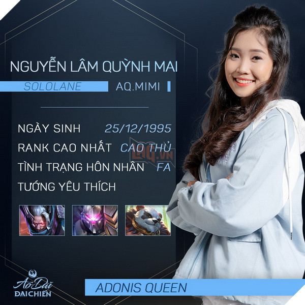 Liên Quân Mobile: Cùng điểm qua các bóng hồng sẽ tham gia Áo Dài Đại Chiến - Team Adonis! 5