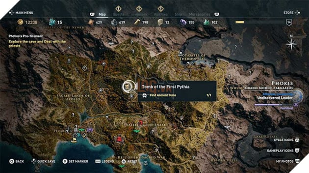 Hướng dẫn AC Odyssey: Hầm mộ và nơi tìm ra chúng Phần 1 