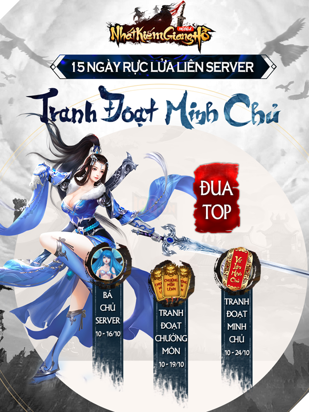 Nhất Kiếm Giang Hồ gửi tặng nhân sĩ toàn thiên hạ giftcode mừng Tân Võ Lâm Minh Chủ 3