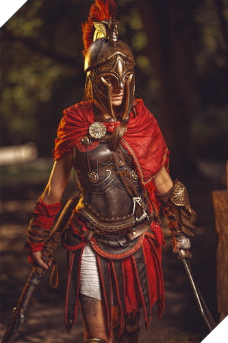 Bất ngờ với bộ cosplay Kassandra trong Assassin's Creed Odyssey tuyệt đẹp như trong game ra 6