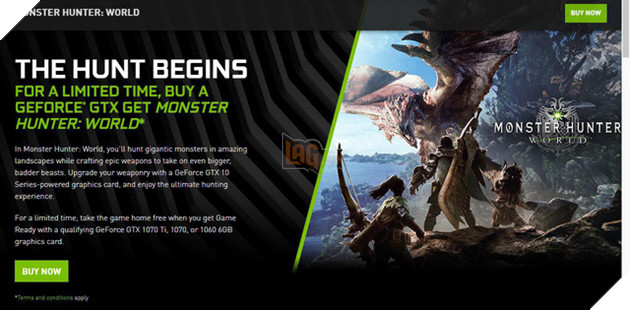 Nvidia tung sự kiện khuyến mại hấp dẫn, tặng miễn phí bom tấn Monster Hunter: World - Ảnh 1.