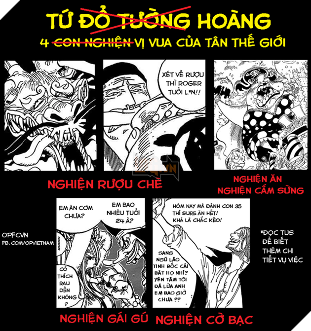 One Piece: Tứ Hoàng, 4 vị vua nắm quyền cai trị biển cả hay những con nghiện tệ nạn nhất của Tân thế giới? - Ảnh 1.