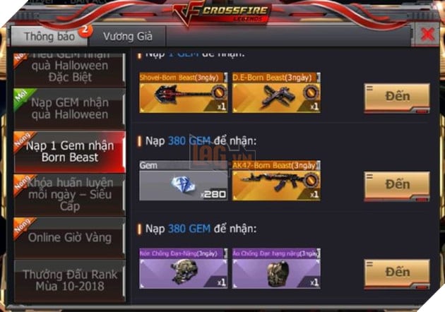 CrossFire Legends đón chào Halloween bằng sự kiện nạp nhân đôi duy nhất hôm nay 3