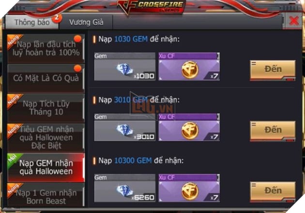 CrossFire Legends đón chào Halloween bằng sự kiện nạp nhân đôi duy nhất hôm nay 4
