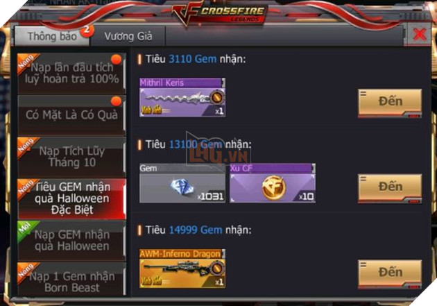 CrossFire Legends đón chào Halloween bằng sự kiện nạp nhân đôi duy nhất hôm nay 5