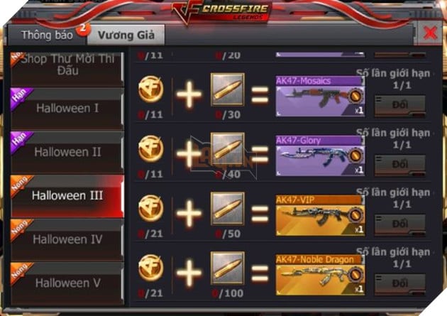 CrossFire Legends đón chào Halloween bằng sự kiện nạp nhân đôi duy nhất hôm nay 8