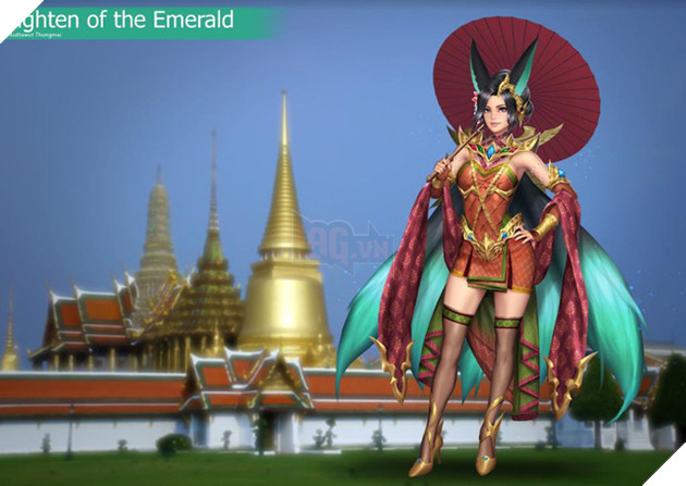 Liên Quân Mobile: Sau áo dài Việt Nam, Garena sắp trình làng Quốc Phục Thái Lan - Ảnh 3.