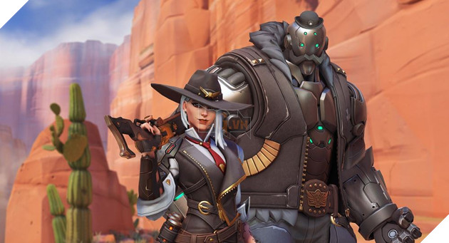 Overwatch ra mắt vị tướng thứ 29 - Ashe siêu nữ xạ thủ với khả năng triệu hồi robot mới lạ