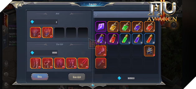 MU Awaken - VNG cho phép người chơi giao dịch trực tiếp 3