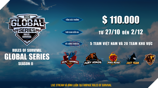 ROS Mobile Global Series: Các đội tuyển Việt Nam gặp khó tại tuần thi đấu thứ 2