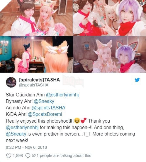 Không cần đợi đến All-Star, Sneaky đã đốt mắt fan hâm mộ bằng màn cosplay kết hợp cùng nhóm Spiral Cats - Ảnh 1. Không cần đợi đến All-Star, Sneaky đã đốt mắt fan hâm mộ bằng màn cosplay kết hợp cùng nhóm Spiral Cats - Ảnh 1.