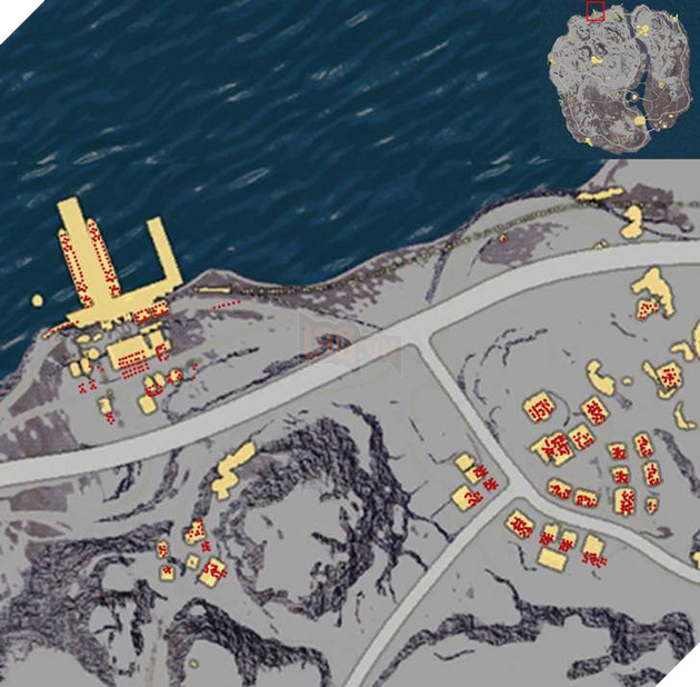 Hé lộ các điểm spawn đồ trong snow map sắp ra mắt của PUBG