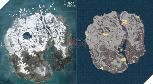 Hé lộ các điểm spawn đồ trong snow map sắp ra mắt của PUBG