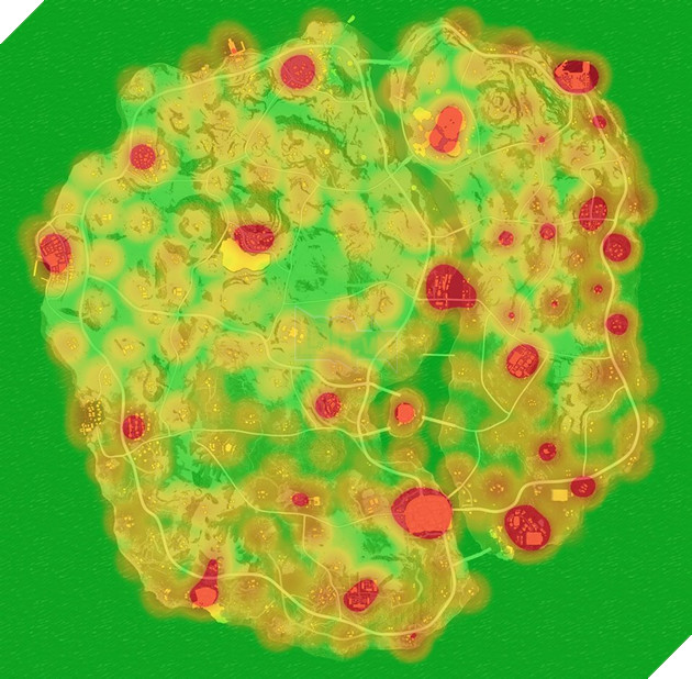 Hé lộ các điểm spawn đồ trong snow map sắp ra mắt của PUBG