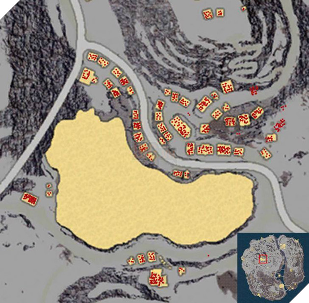 Hé lộ các điểm spawn đồ trong snow map sắp ra mắt của PUBG
