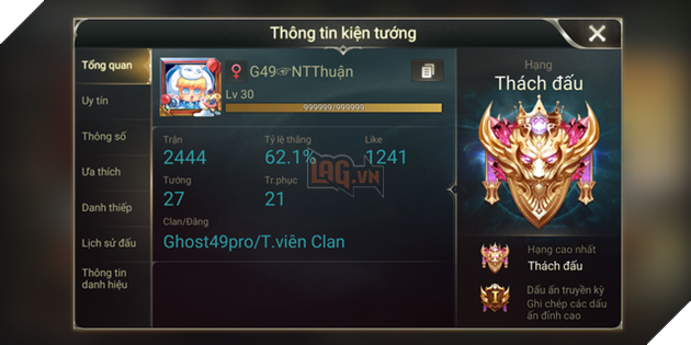 Liên Quân Mobile: Hàng loạt account rank Thách Đấu gian lận sao, đều che lịch sử đấu - Ảnh 8.
