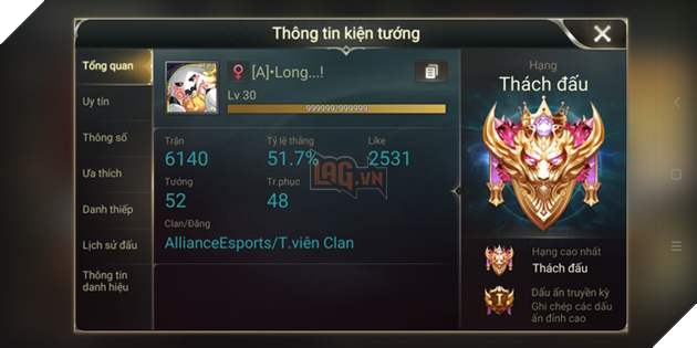 Liên Quân Mobile: Hàng loạt account rank Thách Đấu gian lận sao, đều che lịch sử đấu - Ảnh 4.