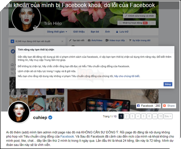 Linh Ngọc Đàm, Uyên Pu và cả loạt người nổi tiếng bỗng nhiên biến mất trên facebook - Ảnh 4.