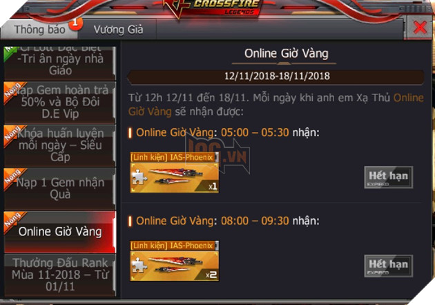 Tưng bừng đón chào chuỗi sự kiện 20/11 cùng CrossFire Legends 3