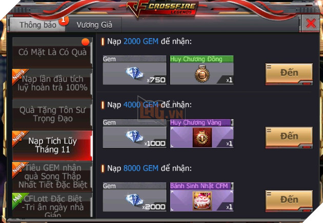 Tưng bừng đón chào chuỗi sự kiện 20/11 cùng CrossFire Legends 5