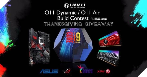 Lian Li công bố cuộc thi build máy đẹp nhân ngày Lễ Tạ ơn
