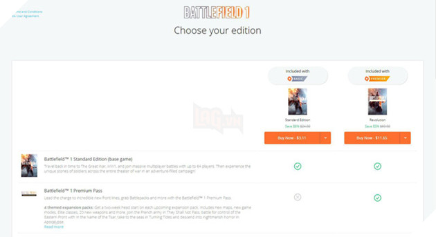 Giảm giá 88%, bom tấn Battlefield 1 chỉ còn 3$ - Ảnh 2.