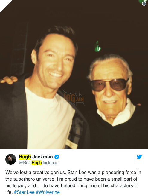 Dàn sao phim Marvel và nhiều nghệ sĩ khác cùng tưởng nhớ Stan Lee sau tin cha đẻ các siêu anh hùng qua đời - Ảnh 4.