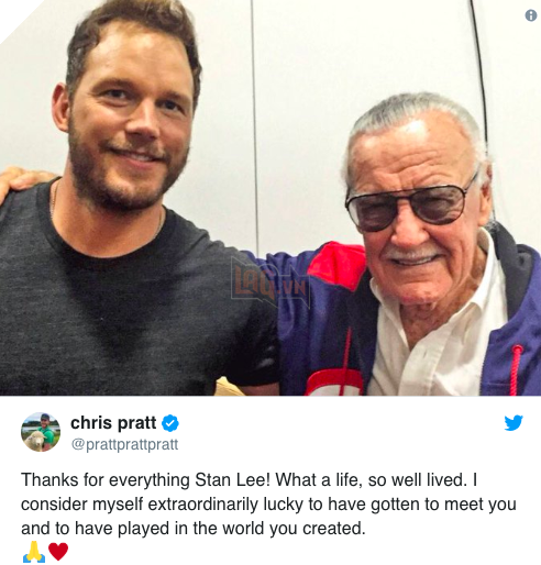Dàn sao phim Marvel và nhiều nghệ sĩ khác cùng tưởng nhớ Stan Lee sau tin cha đẻ các siêu anh hùng qua đời - Ảnh 8.