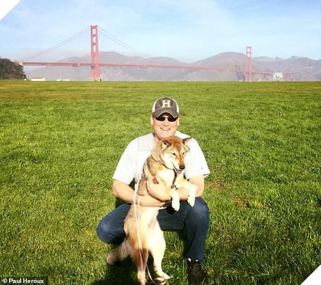 
Thị trưởng thành phố Attleboro, Paul Heroux và chú chó cưng Mura