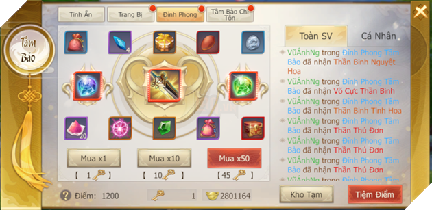 Liệt Hỏa VNG tiếp tục tạo địa chấn bằng phiên bản Big Update Tam Sinh Duyên ngày 14/11 5