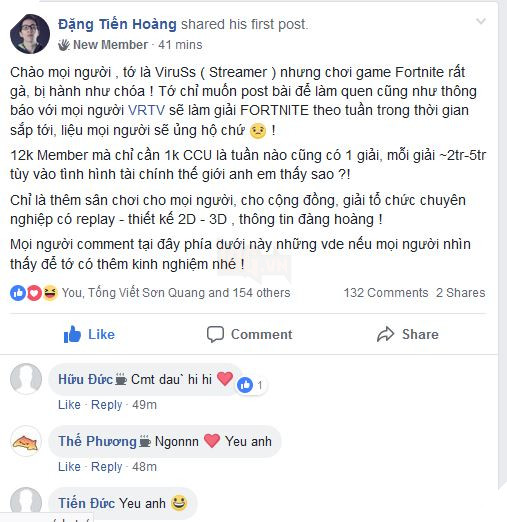 Viruss chính thức lấn sân sang Fortnite với dự kiến tổ chức giải đấu mỗi tuần cho game thủ 2