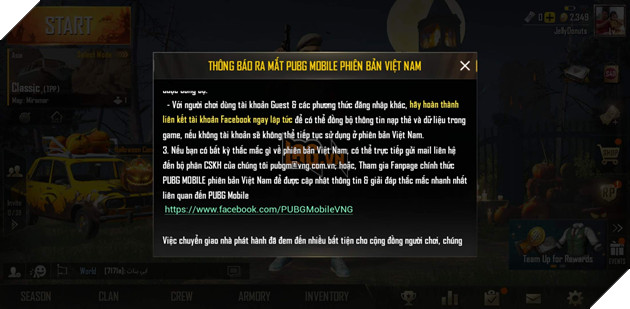 PUBG Mobile: Chính thức PUBG Mobile về Việt Nam - Giữ nguyên thông tin tài khoản 3