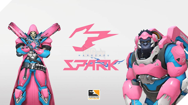 Overwatch: Xuất hiện đồng phục Hồng Phấn đáng yêu cho cả đội tuyển Hangzhou Spark