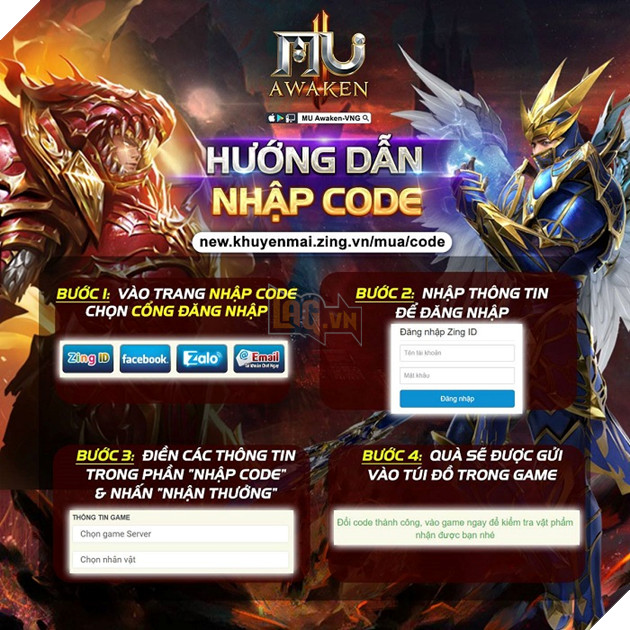 MU Awaken: Hướng dẫn cách nạp Gift Code đơn giản và an toàn nhất 2