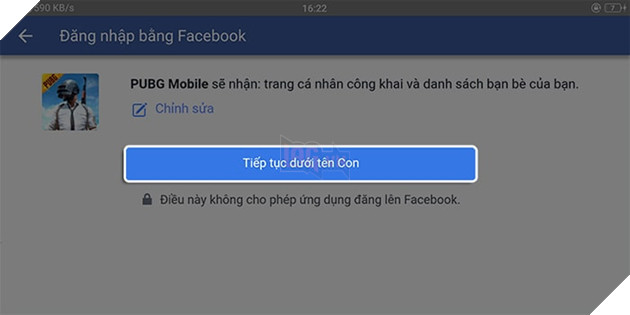 PUBG Mobile VNG: Hướng dẫn cách liên kết tài khoản Facebook với PUBG Mobile Việt Nam để không bị mất thông tin 7