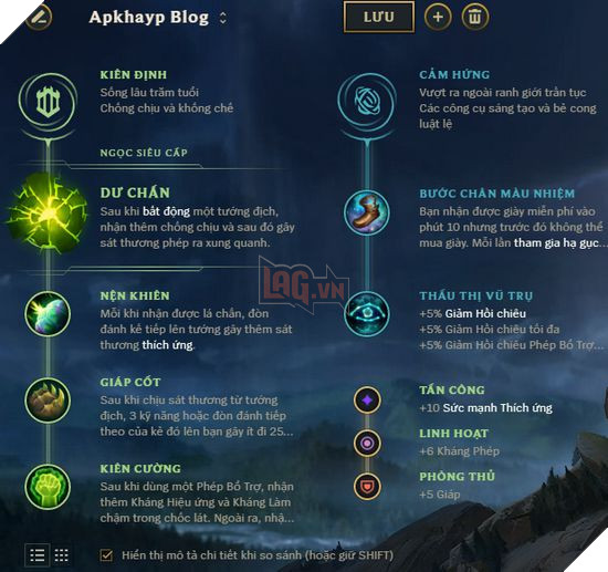 LMHT: Hướng dẫn xây dựng bảng ngọc và trang bị cho Galio Top/Mid Mùa 9 6