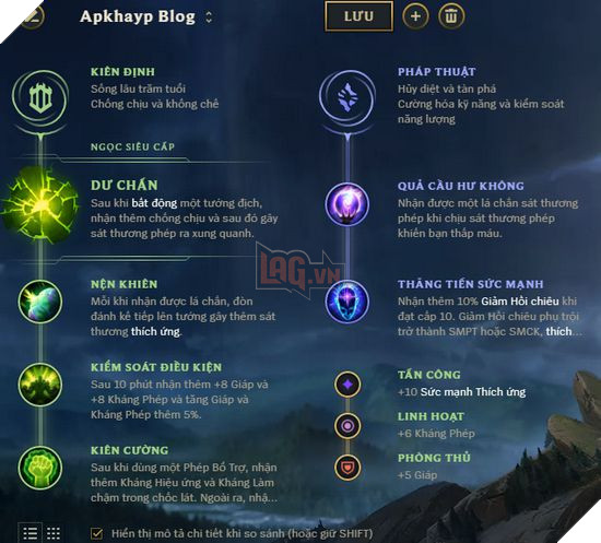 LMHT: Hướng dẫn xây dựng bảng ngọc và trang bị cho Galio Top/Mid Mùa 9 5