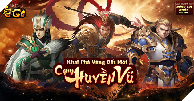 Tam Quốc Go tặng 500 Giftcode 1 triệu đồng mừng cụm máy chủ mới Huyền Vũ