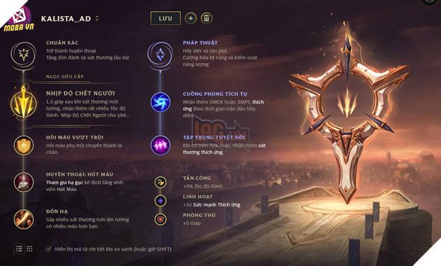 LMHT - Tổng hợp toàn bộ bảng ngọc siêu mạnh dành cho Xạ Thủ giai đoạn mùa 9 - 2019 10