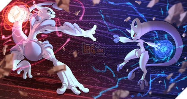 Chiêm ngưỡng những bức fan art đẹp nhất về Pokemon huyền thoại Mewtwo - Ảnh 9.