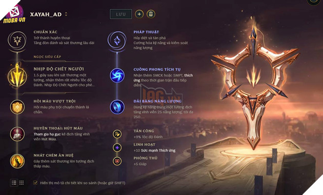 LMHT - Tổng hợp toàn bộ bảng ngọc siêu mạnh dành cho Xạ Thủ giai đoạn mùa 9 - 2019 21